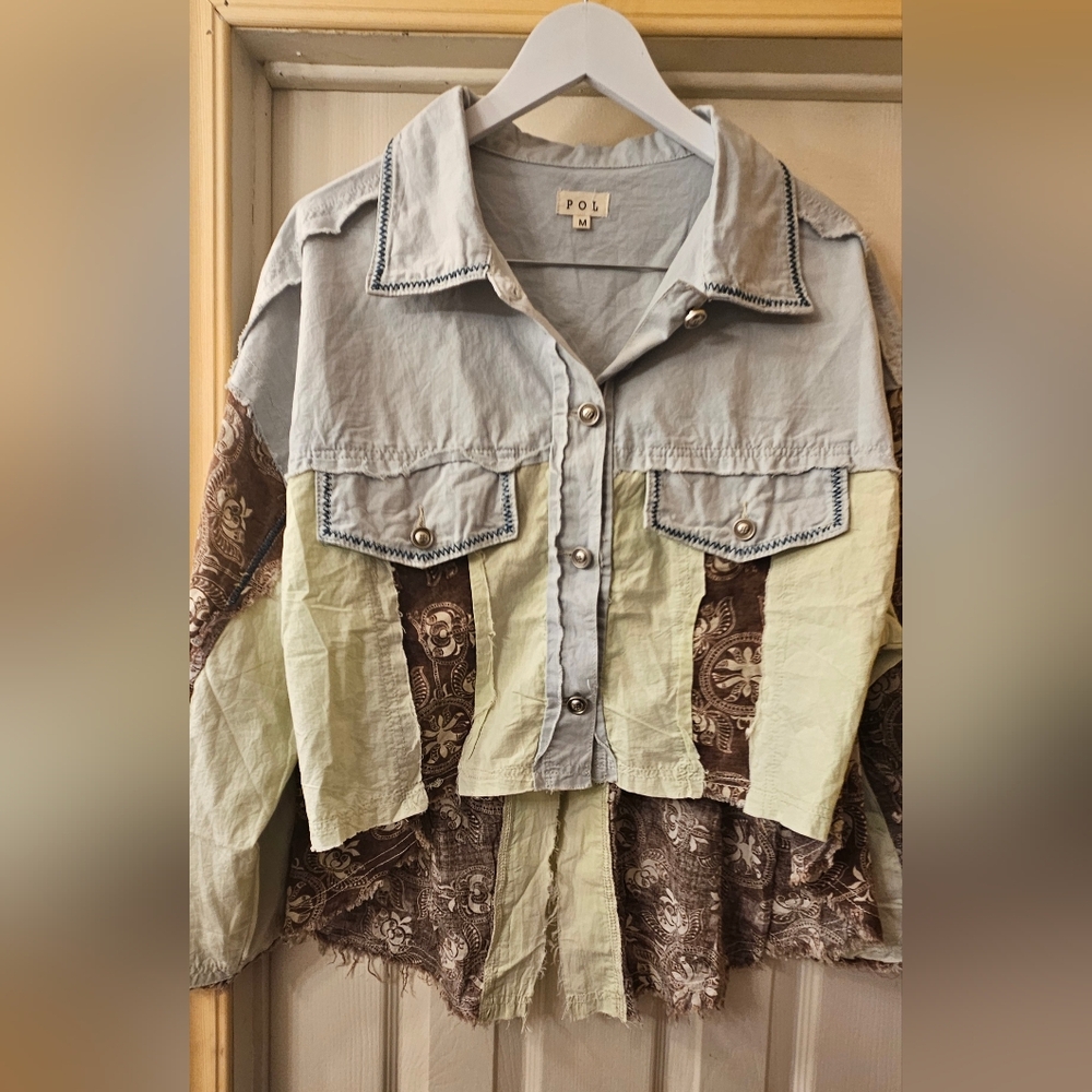 POL Patchwork Jacket NWT - image 3